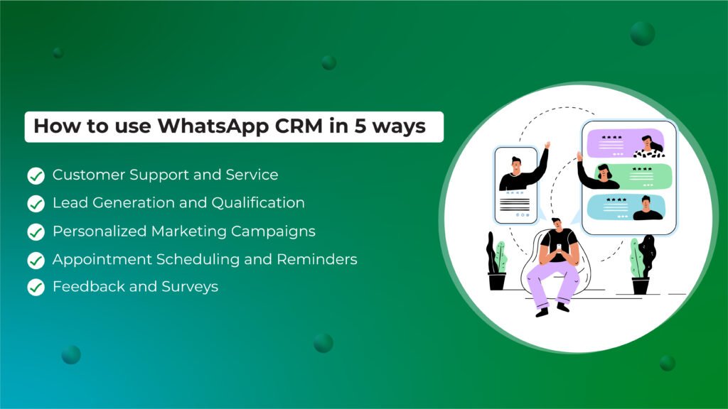 how to use whatsapp crm